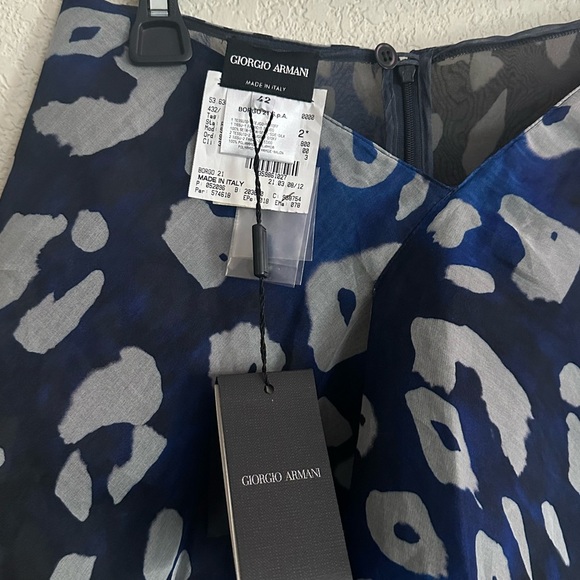 Giorgio Armani Silk Skirt size 42 VTG NWT - Picture 4 of 10